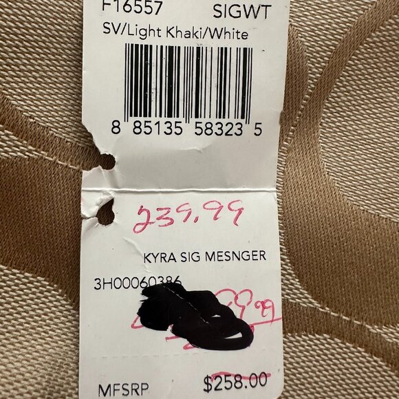 Coach signature Kyra Messenger Bag Crossbody EUC Style #16557 - Picture 9 of 12